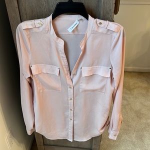 Calvin Klein blush blouse
